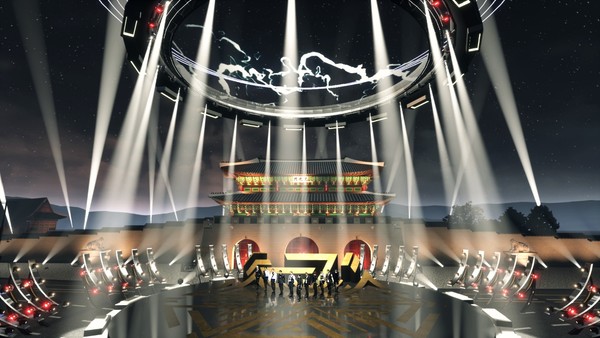 광화풍류 Part2. 온라인 XR 라이브 공연 화면