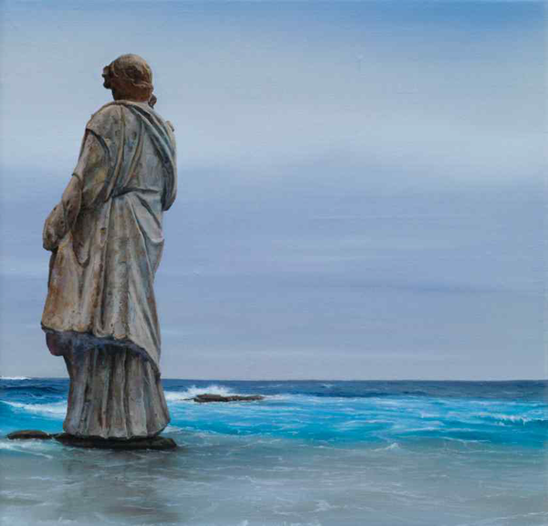 Between eternity and moment(영원과 순간 사이) 22.3×22㎝ oil on canvas 2021