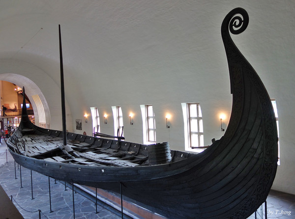 보존 상태가 매우 좋은 바이킹의 배