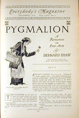 Pygmalion serialized November 1914