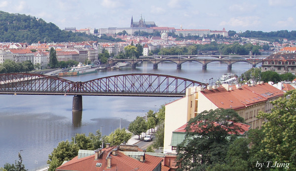 비셰흐라트에서 본 프라하 성과 비투스 성당