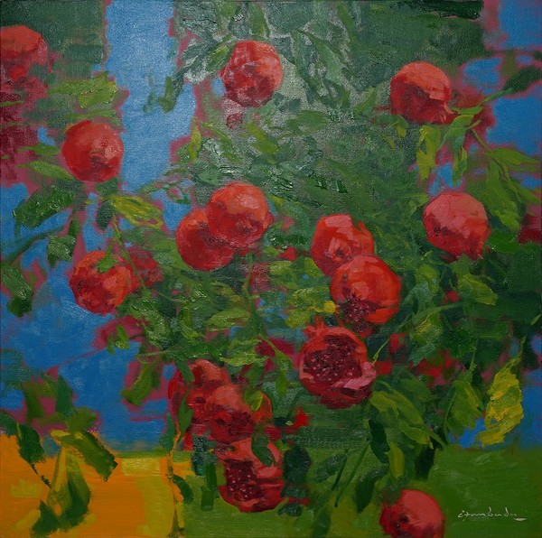 김일해_For you 석류, Oil on canvas