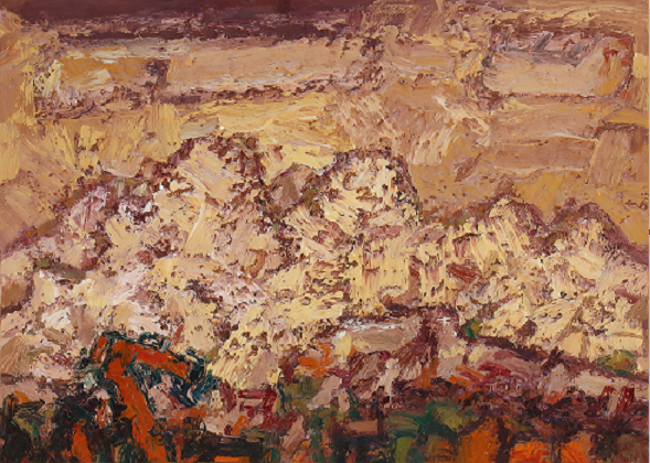 신현국_산의 울림, Oil on canvas