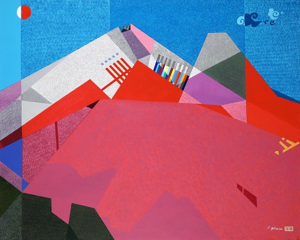 7.최예태_면과색 그리고 리듬, Mixed media