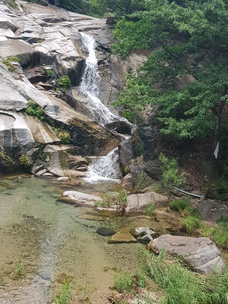 사패산 회룡사 입구 계곡