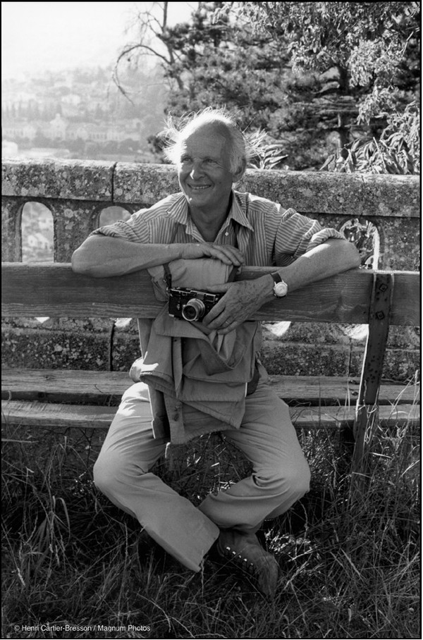 Henri Cartier-Bresson photographed byMartine Franck. Forcalquier, France, 1972.© Henri Cartier-Bresson /Magnum Photos