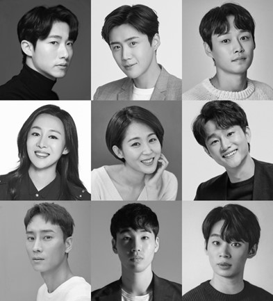 사진 : 연극열전9_세 번째 작품 '터칭 더 보이드(Touching the Void)' 출연배우 (上: 신성민, 김선호, 이휘종 ㅣ 中: 이진희, 손지윤, 오정택 ㅣ 下: 정환, 조훈, 정지우) / 제공 = ㈜연극열전
