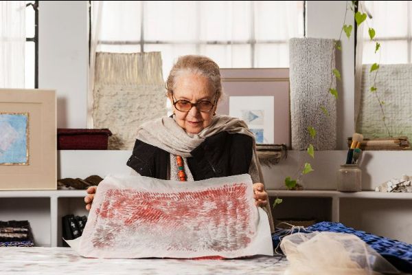 Olga de Amaral ©️ Olga de Amaral; Courtesy Lisson Gallery.