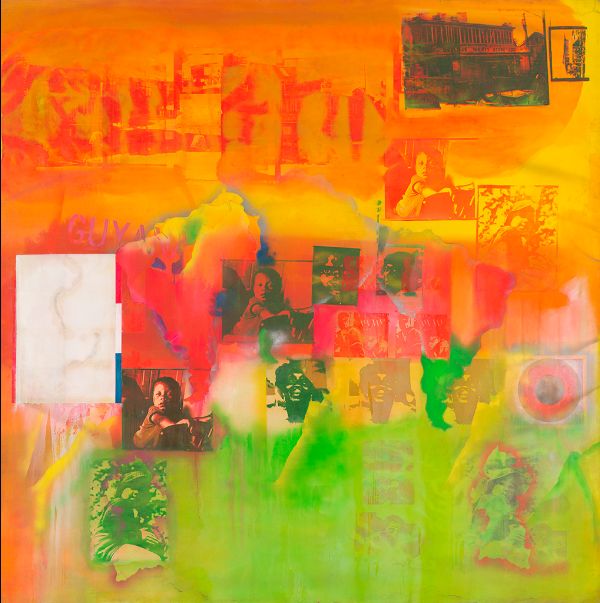 Frank Bowling, Middle Passage, 1970, © Frank Bowling. All Rights Reserved, DACS/Artimage 2022