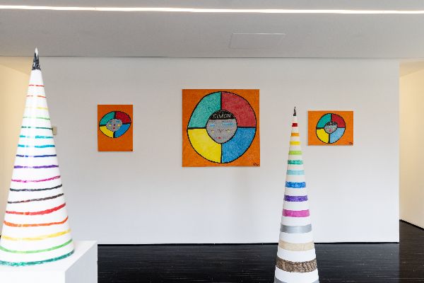 Christopher Knowles | STAND Installation Image. The Watermill Center, 2022..Photo copyright Martyna Szczesna