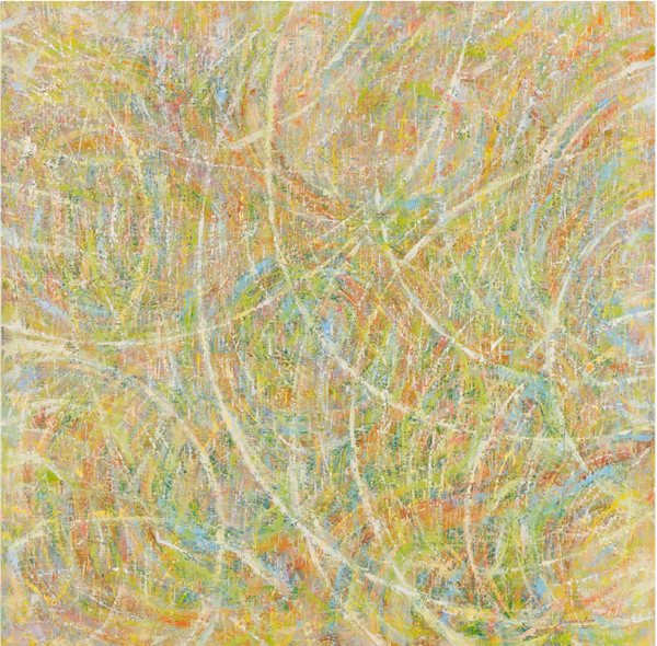 뉴심포니 No. 10:텅 빈 충만 1 / 2021 / 아사에 유화 / 100 x 100cm