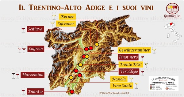 “Trentino-Alto Adige and its wines”. Photo Credits: www.quattrocalici.it
