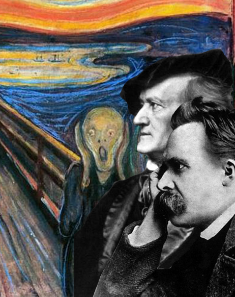 뭉크의 절규, 바그너와 니체