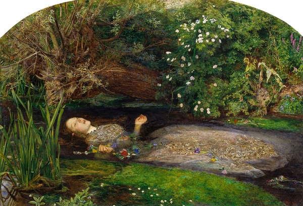 Ophelia_John Everett Millais(1852)