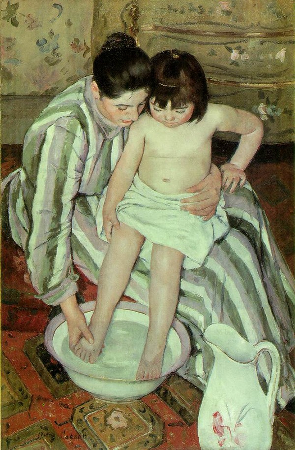 The Child_s Bath_Mary Cassatt(1893)