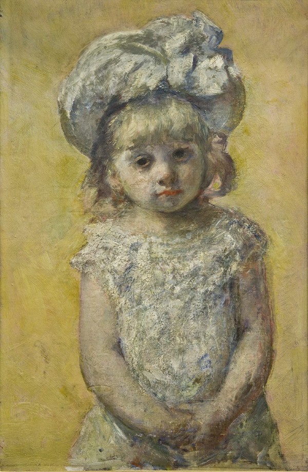 Portrait of little girl_Mary Cassatt(1879)