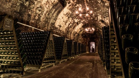 Ancient cellars of Franciacorta sparkling wine. Photo Credits www.inchiostrovirtuale.it