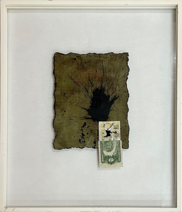 Mr. Brainwash / “SPOT”2014. Acrylic and Mixed Media 24×37cm