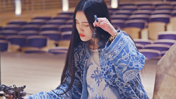 Rui Fu, creator of Nine Songs (image by T. L. Benton)