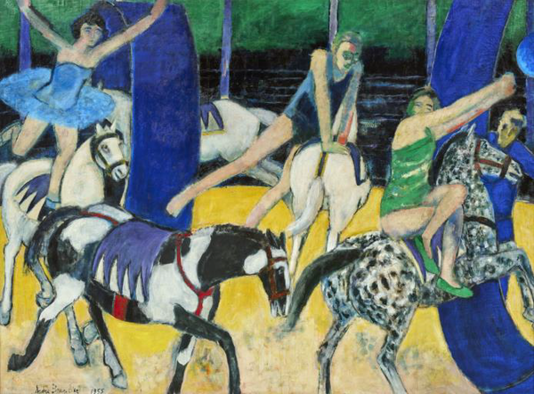 로마 대 서커스,1955, 180x245, Oil on canvas  ⓒ 앙드레 브라질리에