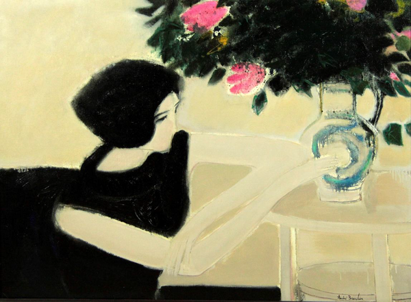 검은색의 샹탈,1964, 89x116, Oil on canvas ⓒ 앙드레 브라질리에