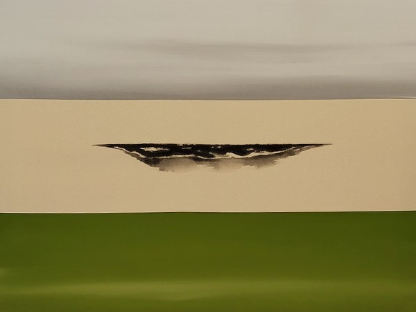 김영화, healing- moment, 160x130cm, 石彩 + 粉彩, on the canvas, 2022