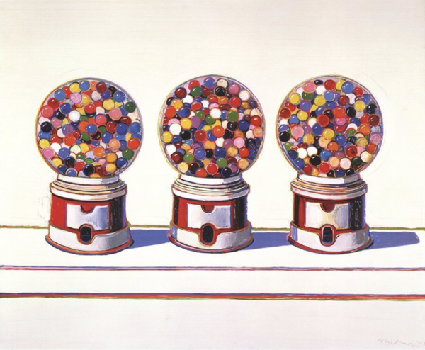 Three Machines_Wayne Thiebaud(1963)