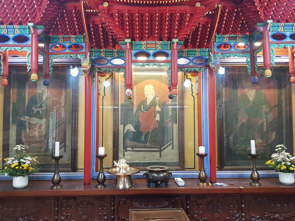 사명대사, 서산대사 청허당, 기허당 영정