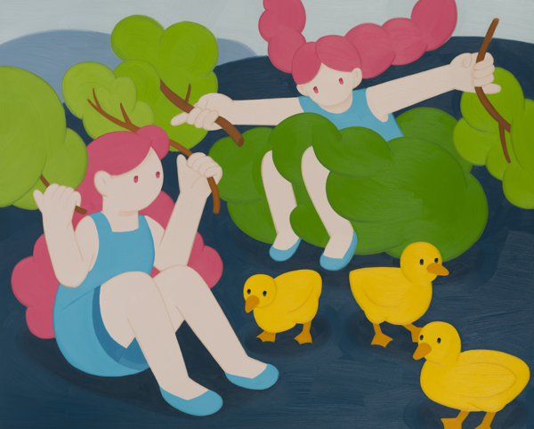 임희조, 키즈존(Kidzone)_2022_Oil on canvas_130x162cm