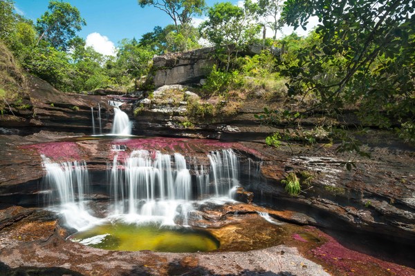 Cascada de los pianos 2, Caño cristales; Foto Mario Carvajal www.mariocarvajal.com