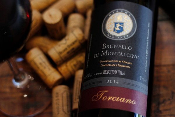 Brunello di Montalcino 2014 from Torciano winery. Montalcino, Italy. Photo credits: www.torciano.com