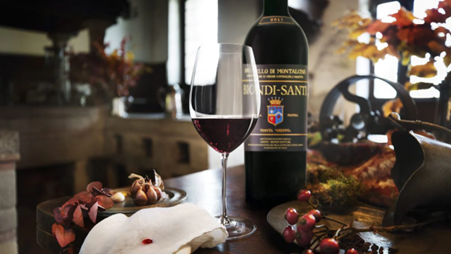 Brunello di Montalcino Biondi-Santi. Photo credits: www.cookist.it
