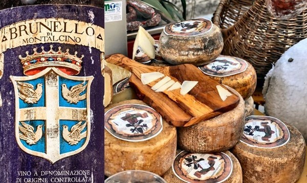 ​Brunello di Montalcino paired with stewed wild boar and polenta. Photo credits: www.italysfinestwines.it​