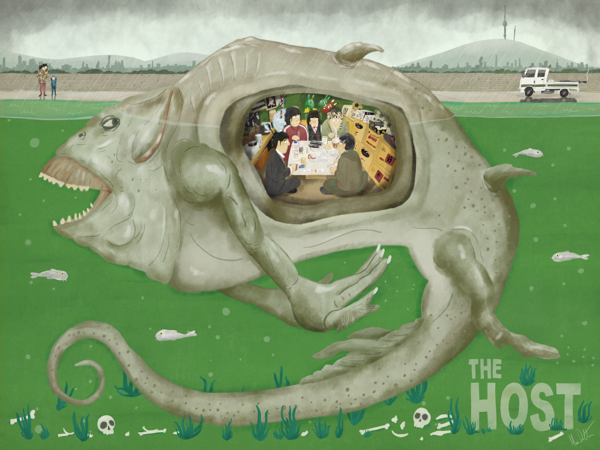 괴물The Host영화 모티프 : 괴물Inspired by The Host, 2022, Giclee print on archival paper