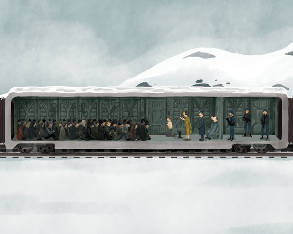 설국열차Snowpiercer영화 모티프 : 설국열차Inspired by Snowpiercer2022, Giclee print on archival paper