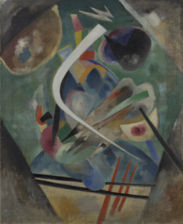 Wassily Kandinsky_White Stroke, ⓒ Ludwig Museum SACK Korea Seoul, 2023