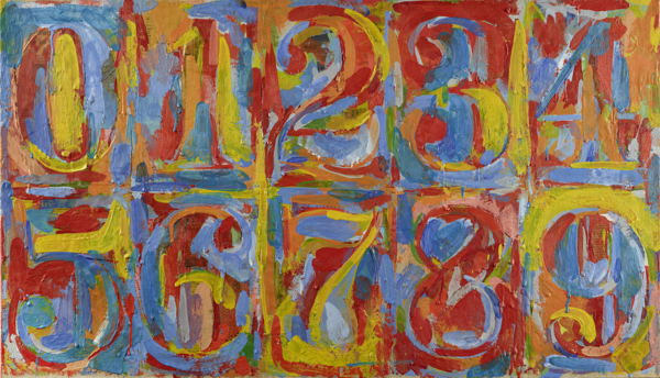 Jasper Johns-Zero to Nine © Jasper Johns/(VAGA at ARS, NY),/(SACK, Korea)
