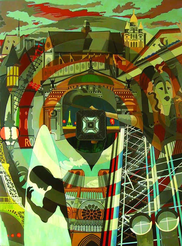 The final 6.000 pieces mosaic Artwork of 'A Dream of Paris' by Avio Mattiozzi