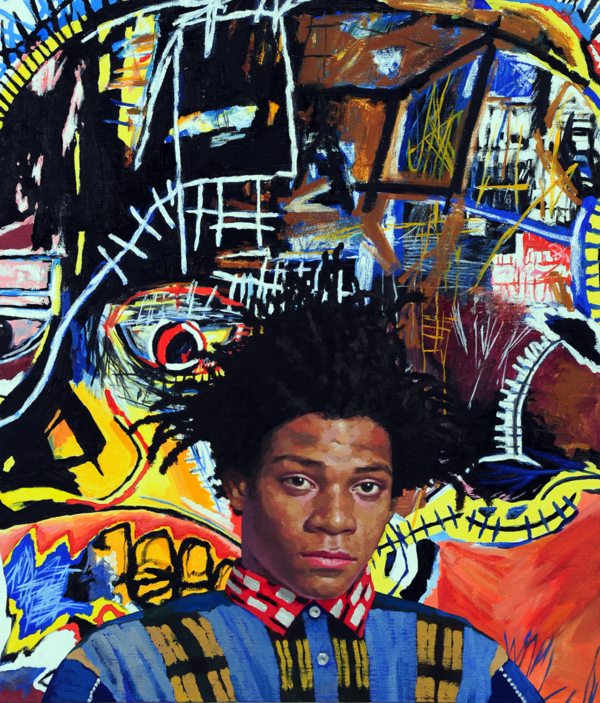 화가의 성전_장 미쉘 바스키아 Jean Michel Basquiat, oil on canvas, 53x45.5cm, 2021~2023