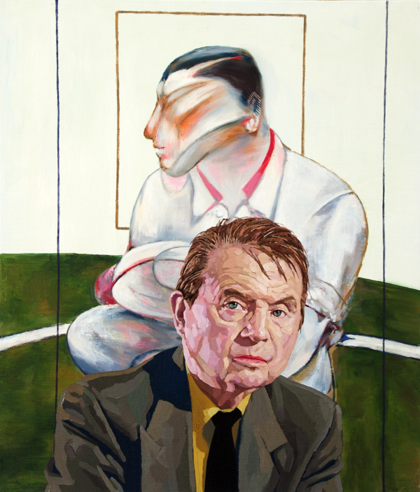 화가의 성전_ 프란시스 베이컨 Francis Bacon, oil on canvas, 53x45.5cm, 2021~2023