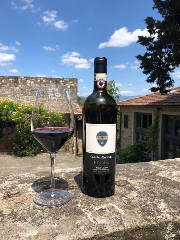 Chianti Classico Castello di Querceto “Il Picchio” 2017. Photo Credits: www.castellodiquerceto.it