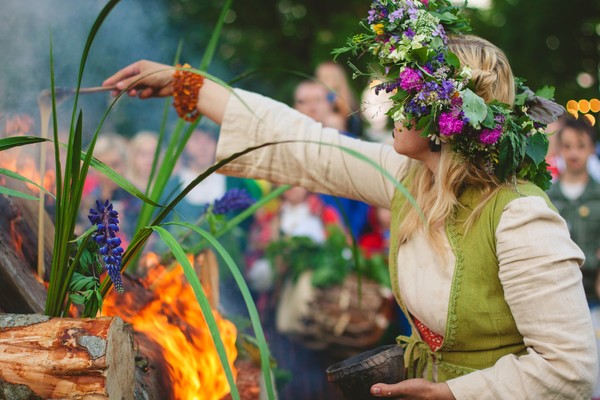 Midsummer festival flowers