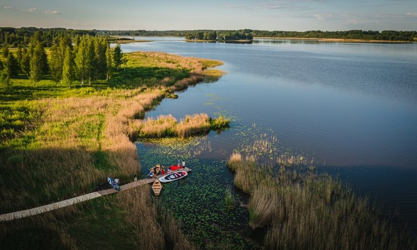 One of many lakes in Latgale