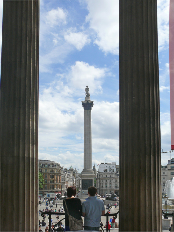 내셔널 갤러리에서 본 트라팔가 광장