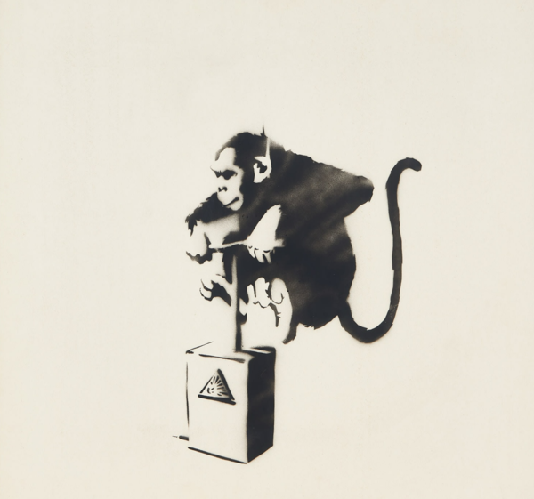 Banksy_Monkey Detonator, 2000 ©PEST CONTROL OFFICE 2023