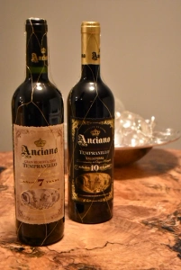 Anciano, a red wine made with Tempranillo grapes in Valdepenas, a wine area in Castilla-La Mancha. Photo Credits: www.winellama.com