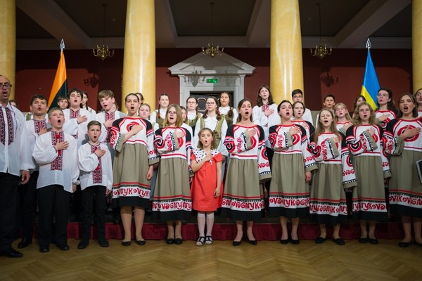 concert in Vilnius, Lithuania.