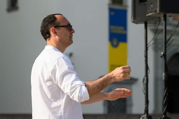 Ruben Tolmachov, conductor of the Boys Choir Dzvinochok