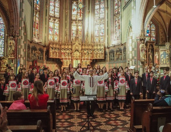 choir Vognyk and Dzvinochok concert in the Netherlands