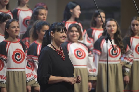 concert of the choir Vognyk in South Korea
